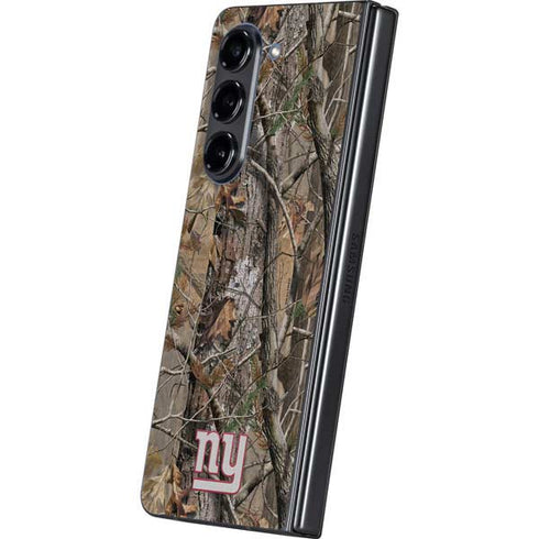 NFL New York Giants Realtree AP Camo Galaxy Z Fold5 5G Skin